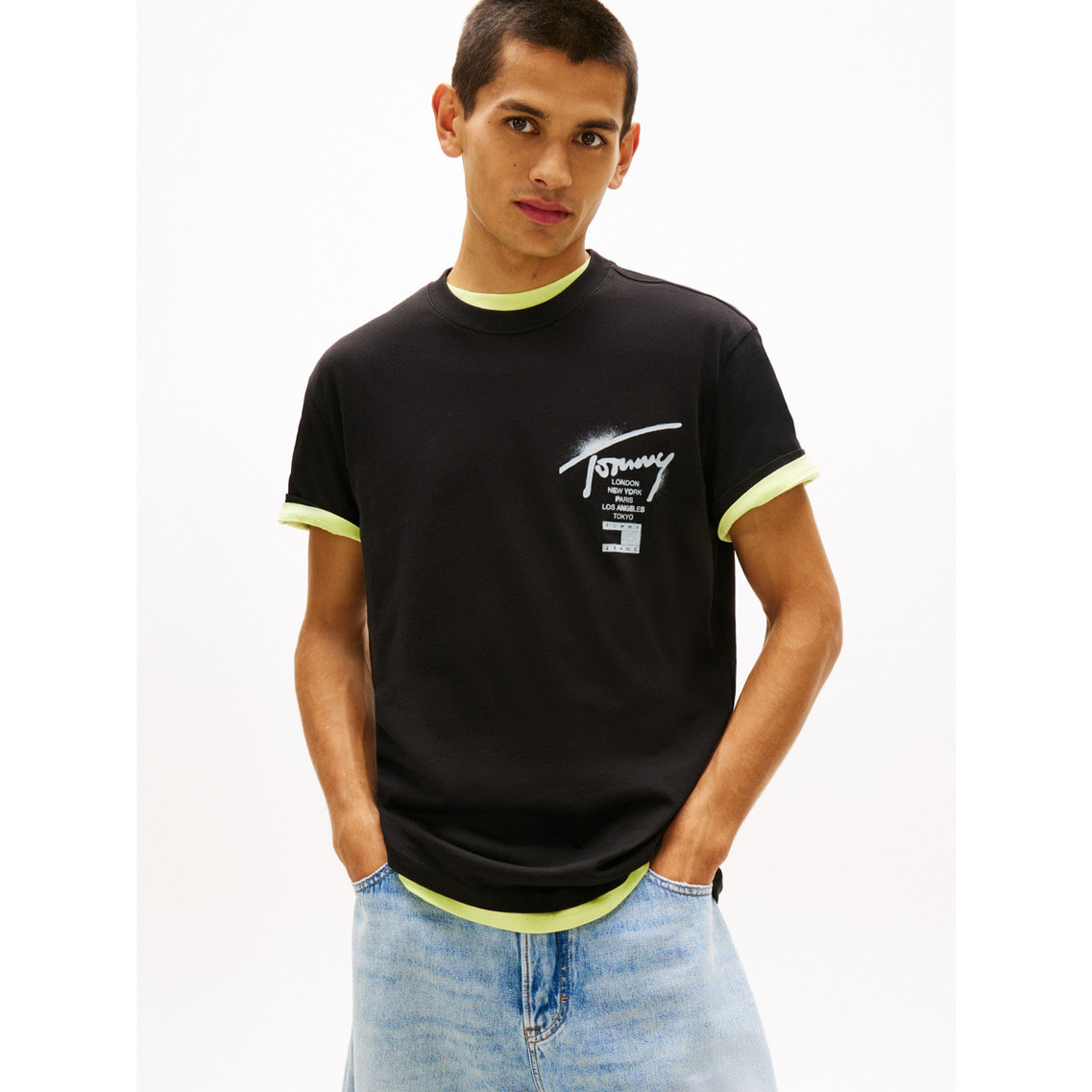 ☆tomi☆ レギュラーシティシグネチャーTシャツ | トミー ジーンズ | トミー
