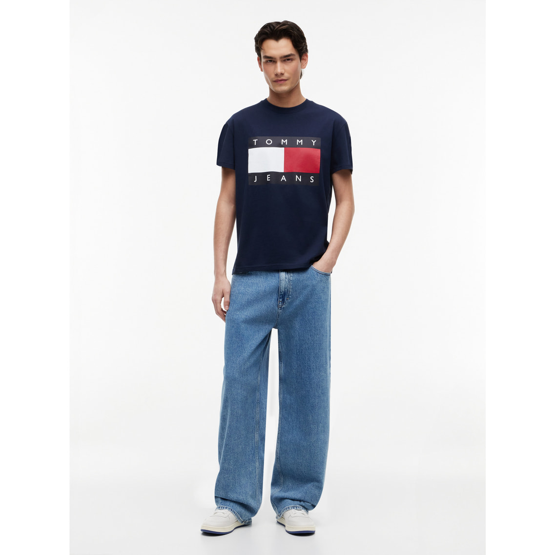 フラッグロゴプリントショートスリーブTシャツ | トミー ジーンズ