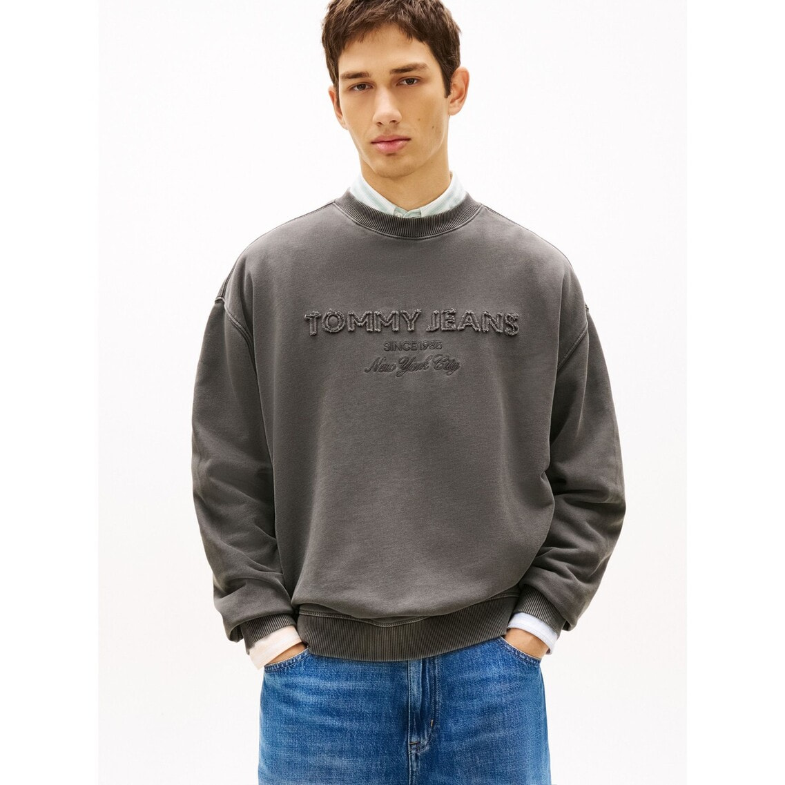 90s ガーメントダイニュークラシッククルーネックシャツ | トミー