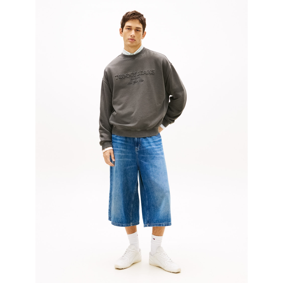 90s ガーメントダイニュークラシッククルーネックシャツ | トミー