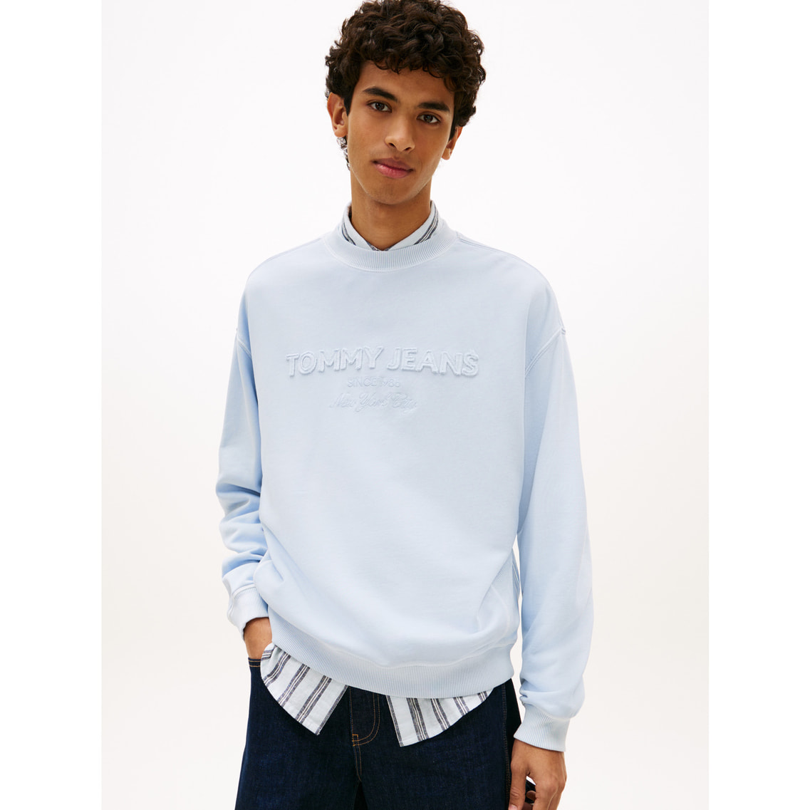 90s ガーメントダイニュークラシッククルーネックシャツ | トミー