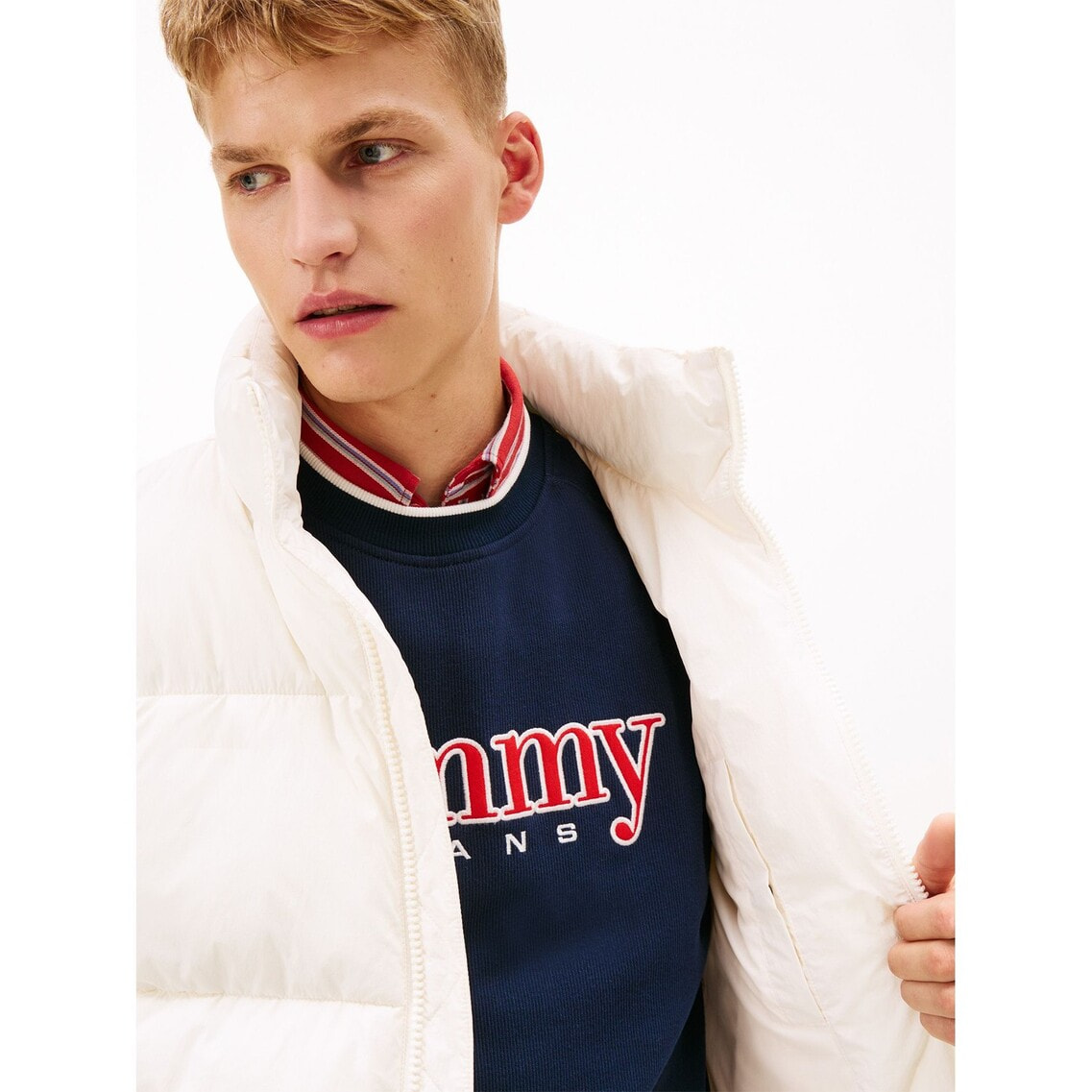 フーデッドフラッグパッファジャケット | トミー ジーンズ | トミー