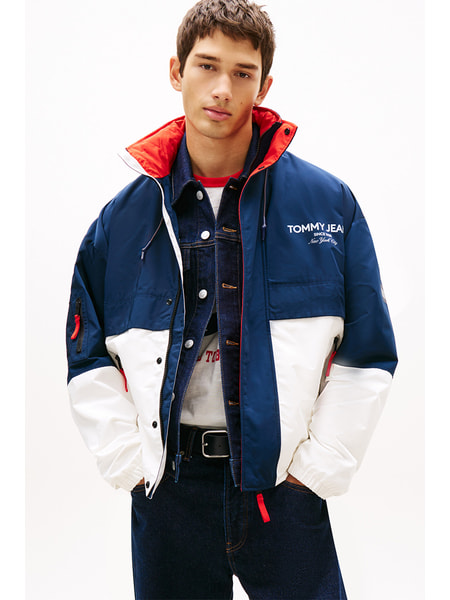 タグ付きトミーヒルフィガージャケット TOMMY HILFIGER (トミーヒルフィガー) 裏メッシュ 撥水 防風