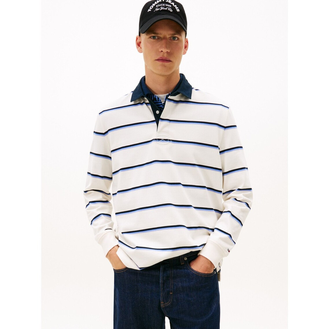 リラックスウーブンラベルラガーシャツ | トミー ジーンズ | トミー