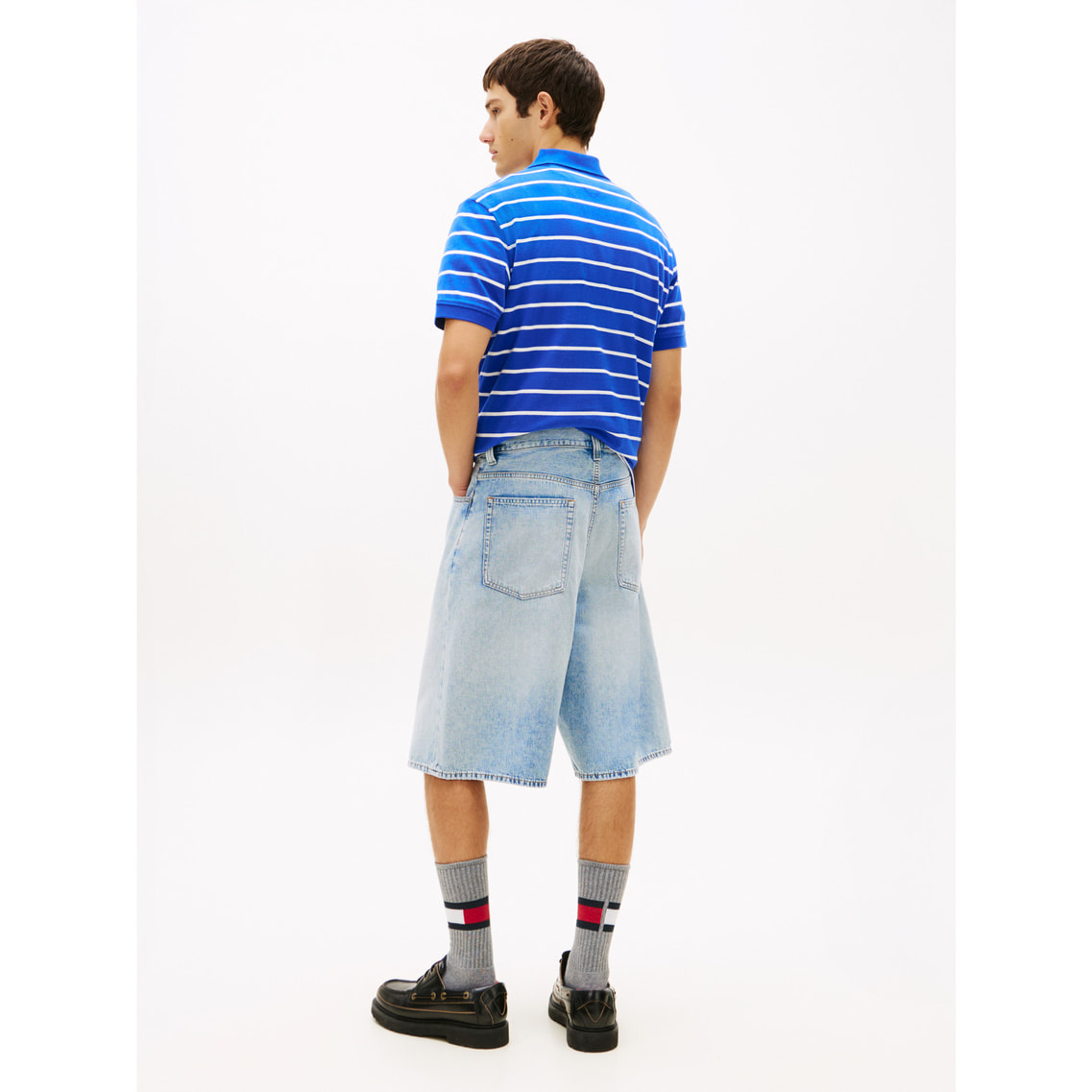 トミー　デニムパンツ　　B-BOY w40 ショートパンツ　スケーター バギーデニムショートパンツ | トミー ジーンズ | トミー ヒルフィガー