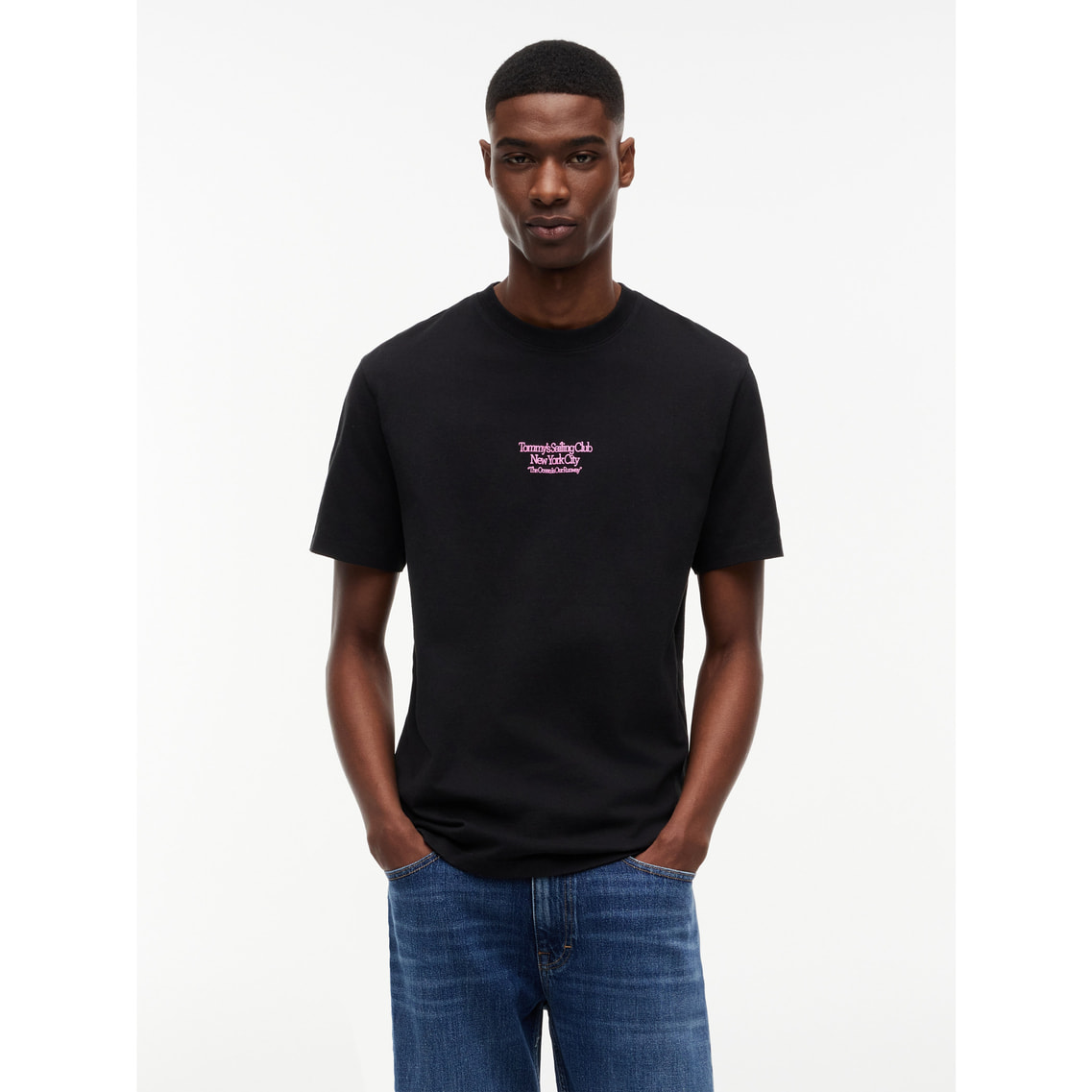 コトリワークス　ライトグレー　ばばシャツ　ホールガーメント S セイルボートリラックスショートスリーブTシャツ | トミー ジーンズ