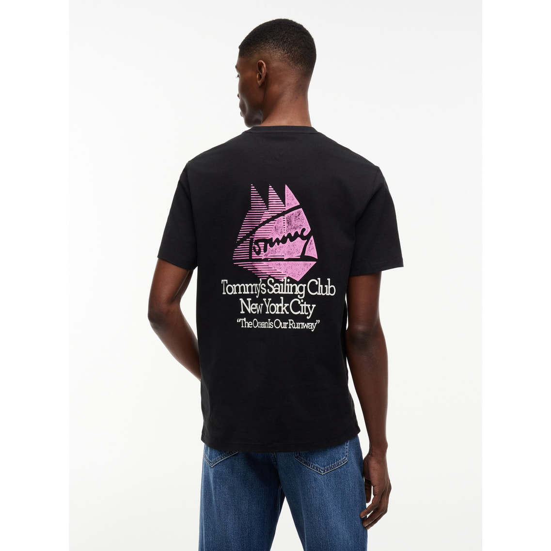 COMFY Tシャツ Mサイズ セイルボートリラックスショートスリーブTシャツ | トミー ジーンズ
