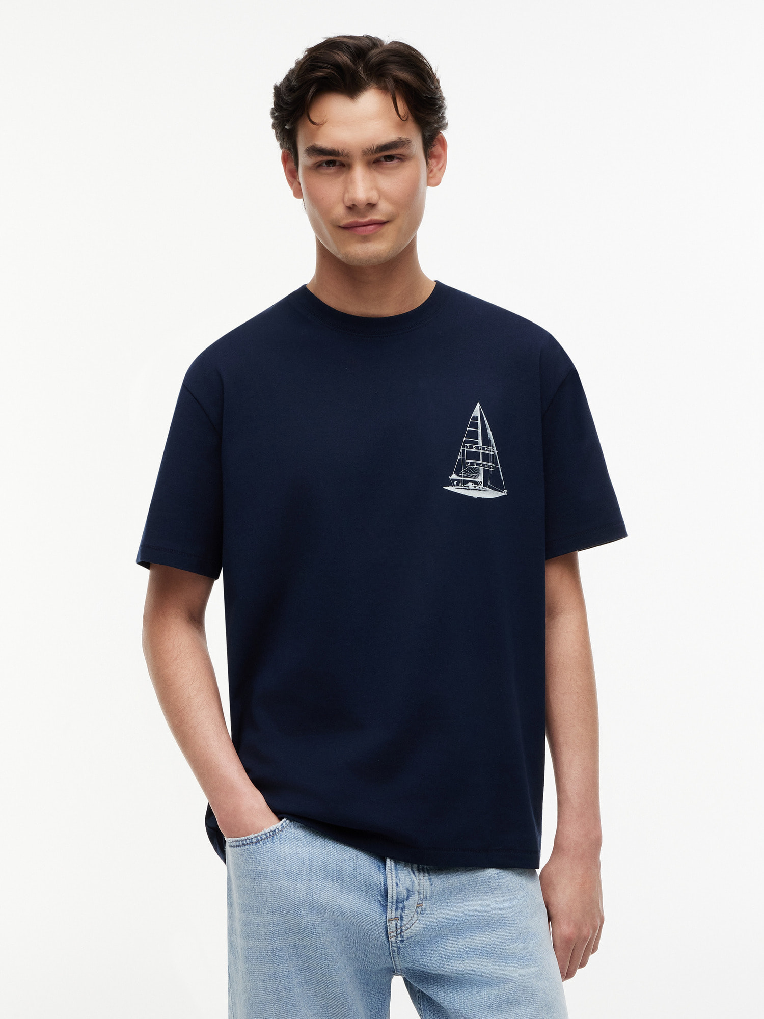 セイルボートリラックスショートスリーブTシャツ | トミー ジーンズ