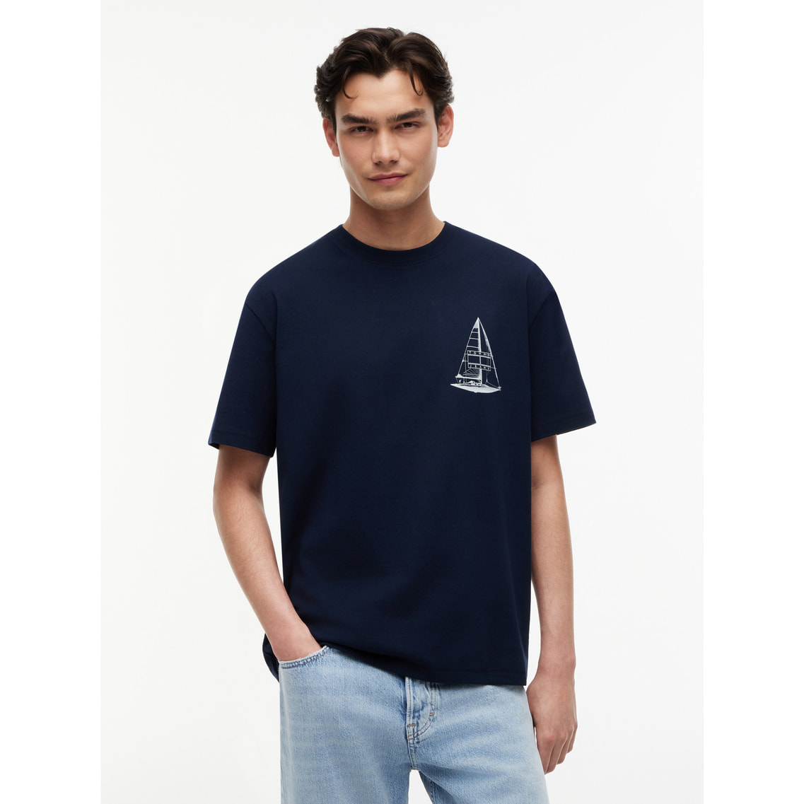 セイルボートリラックスショートスリーブTシャツ | トミー ジーンズ
