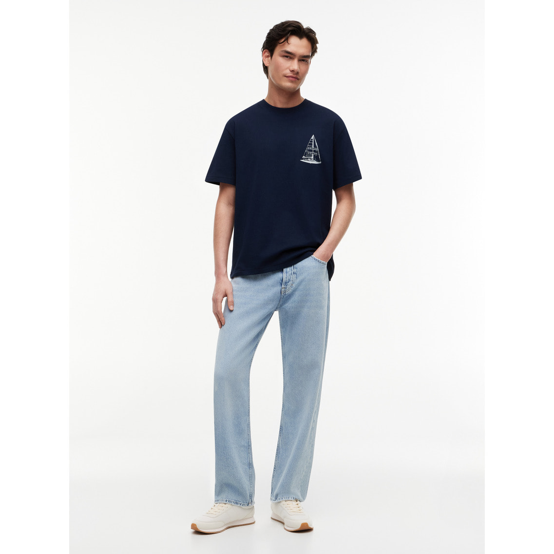 セイルボートリラックスショートスリーブTシャツ | トミー ジーンズ