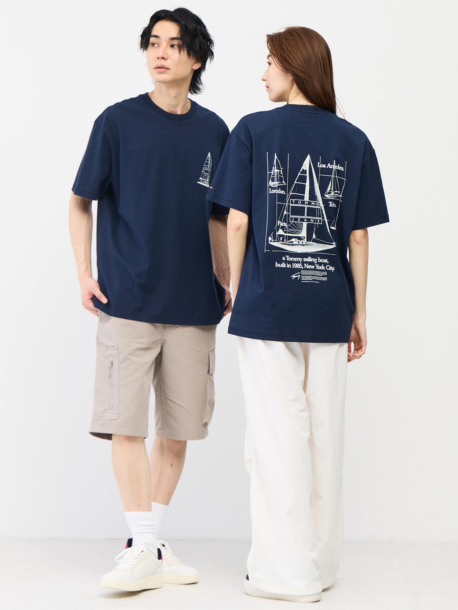 セイルボートリラックスショートスリーブTシャツ | トミー ジーンズ