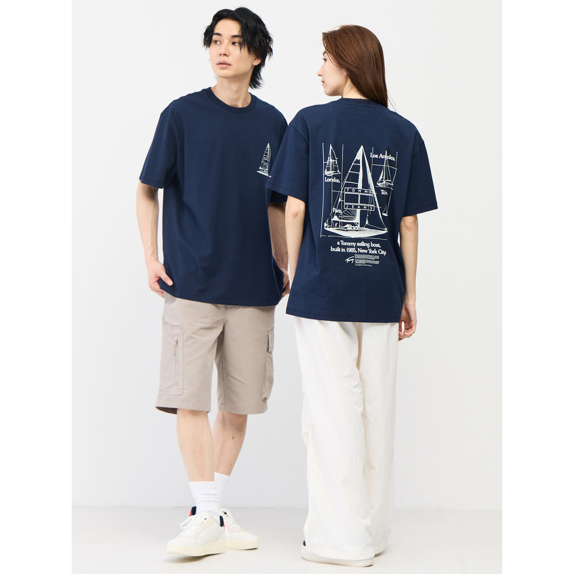 トミーさん用 セイルボートリラックスショートスリーブTシャツ | トミー ジーンズ
