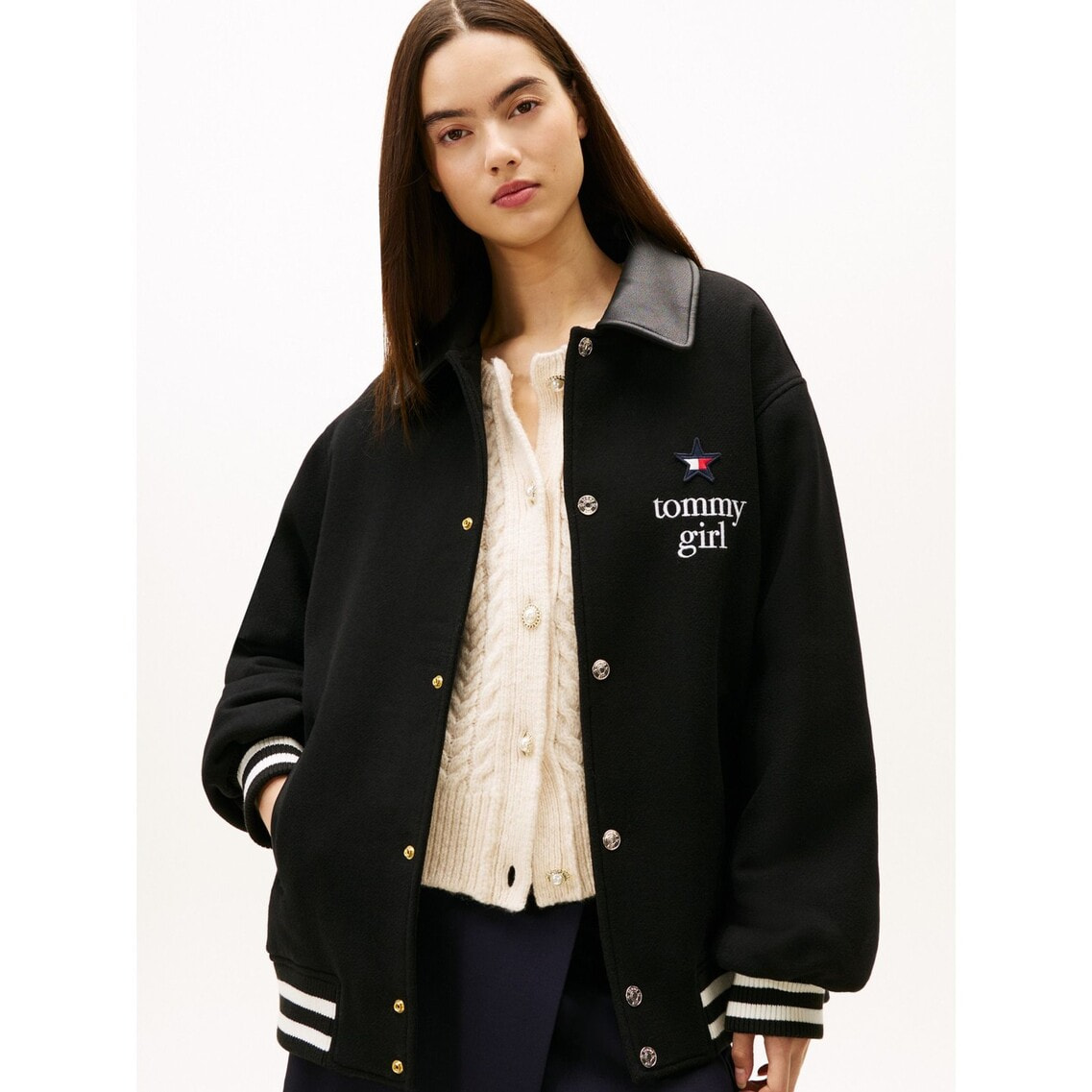 ポイント7倍】Tommy Girl スタジアムジャンパー | トミー ジーンズ