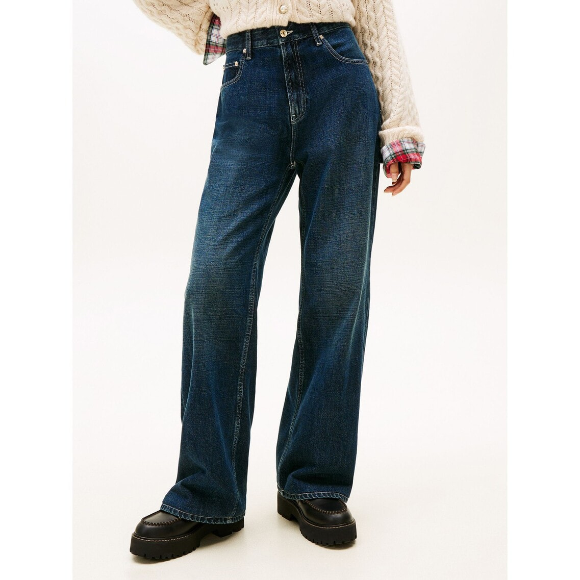 JANG WON YOUNG着用】Tommy Girl リラックスフィットデニムパンツ