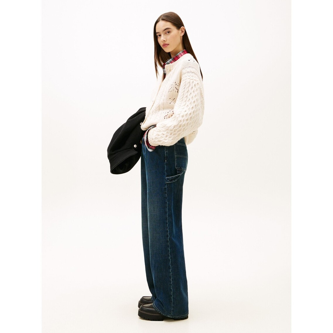 JANG WON YOUNG着用】Tommy Girl リラックスフィットデニムパンツ