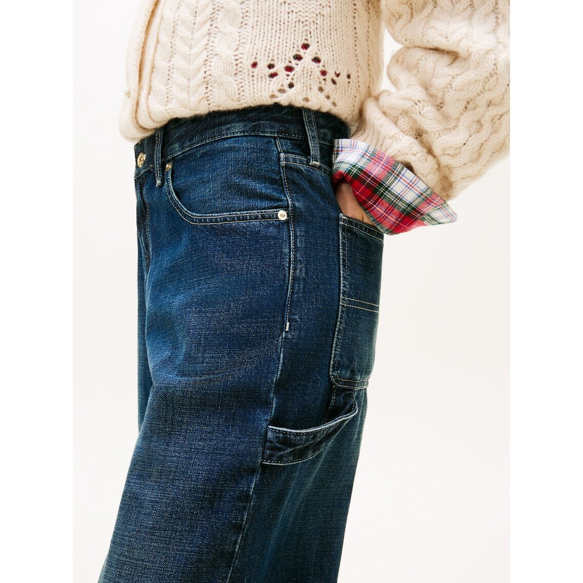 JANG WON YOUNG着用】Tommy Girl リラックスフィットデニムパンツ