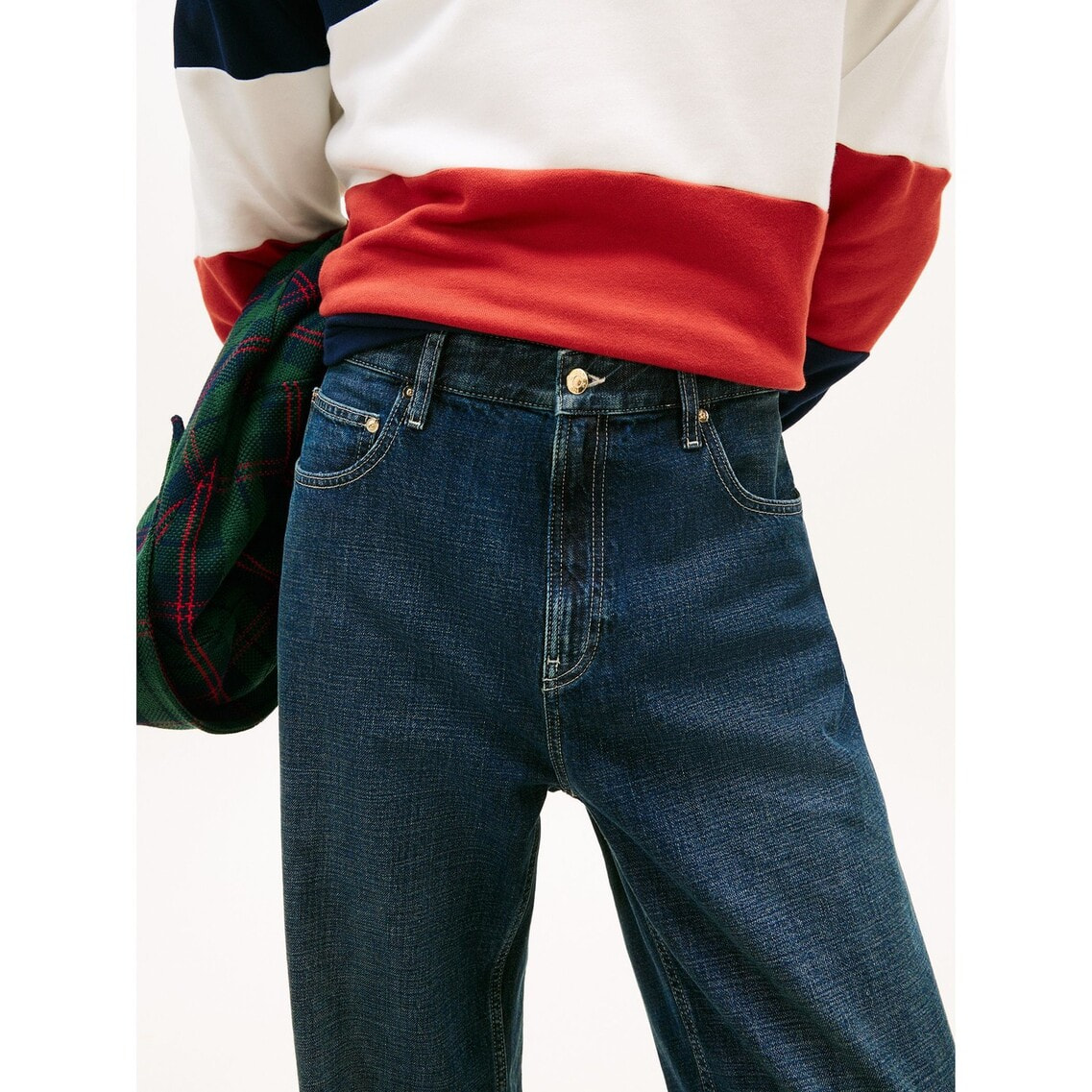 JANG WON YOUNG着用】Tommy Girl リラックスフィットデニムパンツ