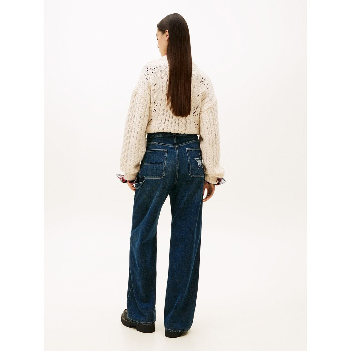 JANG WON YOUNG着用】Tommy Girl リラックスフィットデニムパンツ