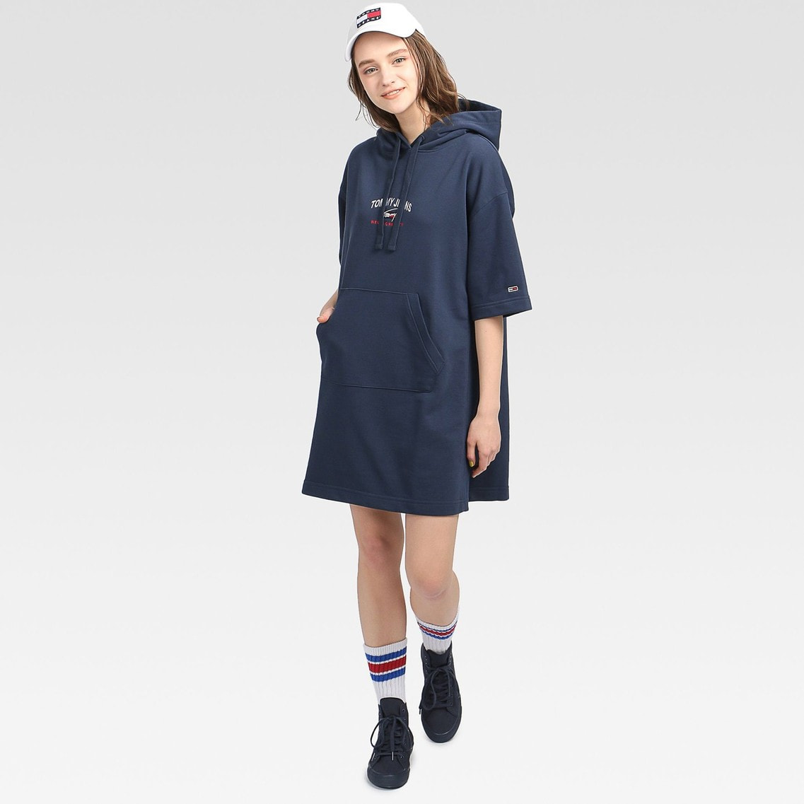 Timeless Tommy ロゴスウェットワンピース Tommy Hilfiger Tommy Hilfiger トミー ヒルフィガー 公式オンラインストア