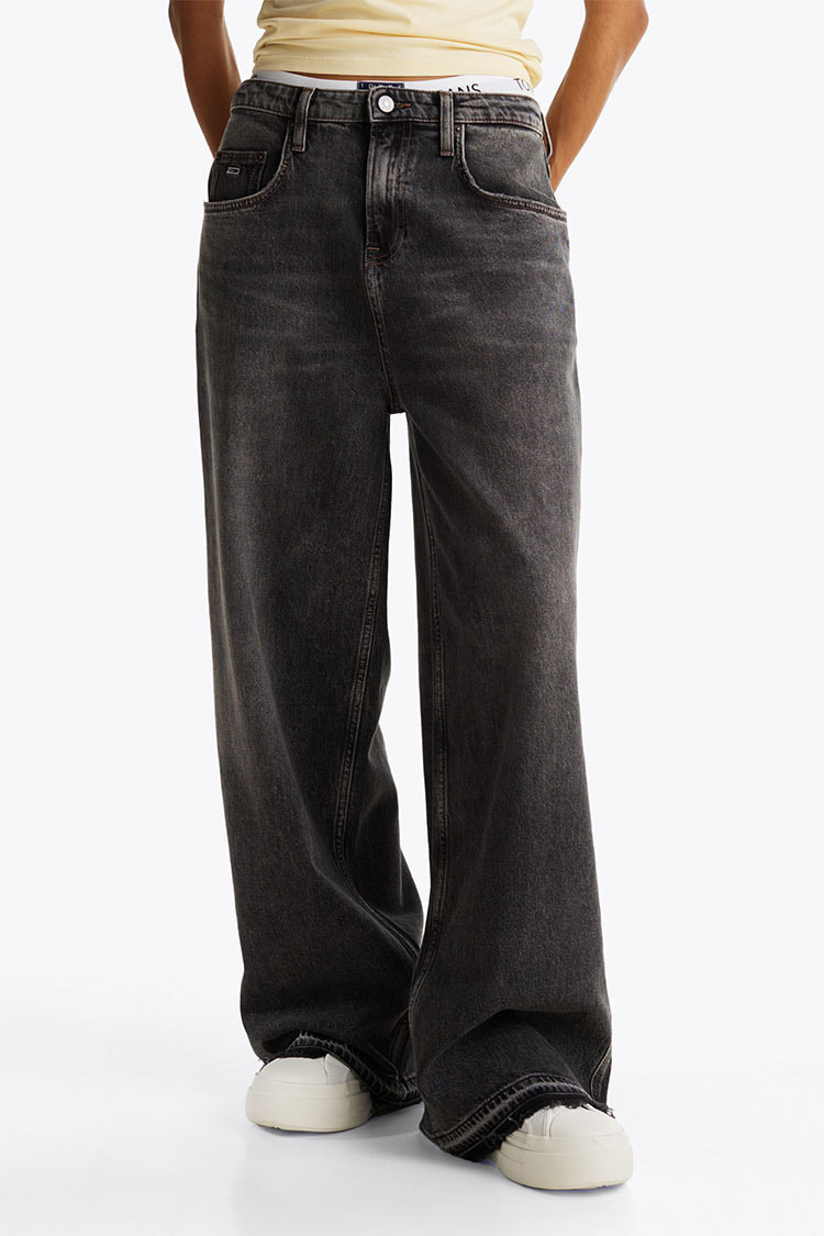 トミージーンズ  JEANS ハイウエスト スキニーデニム BLACK スキニーデニムパンツ | トミー ヒルフィガー | トミー