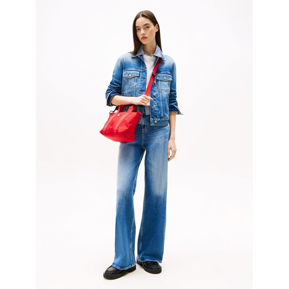 【ウォニョン着用】 JEANS クレアハイライズワイドジーンズ NET ViVi掲載アイテム】クレアハイライズワイドジーンズ