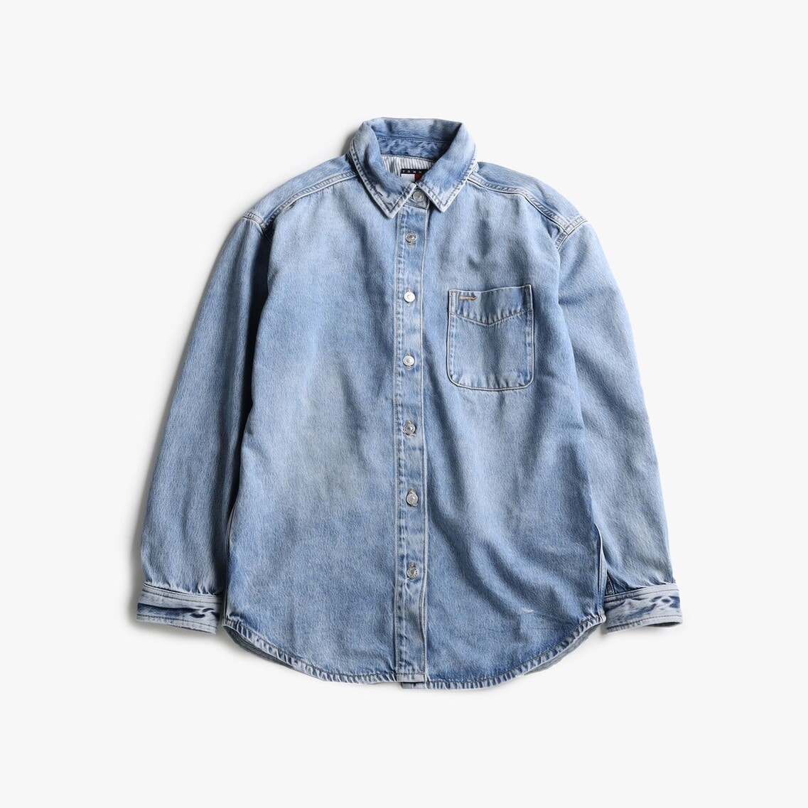 2点でさらに10％OFF】リラックスロングスリーブデニムシャツ