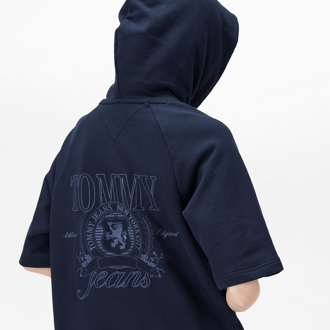 トミージーンズ　スウェット　パーカー　ワンピース　ロゴ トミージーンズ TOMMY JEANS モダンロゴプリントパーカー