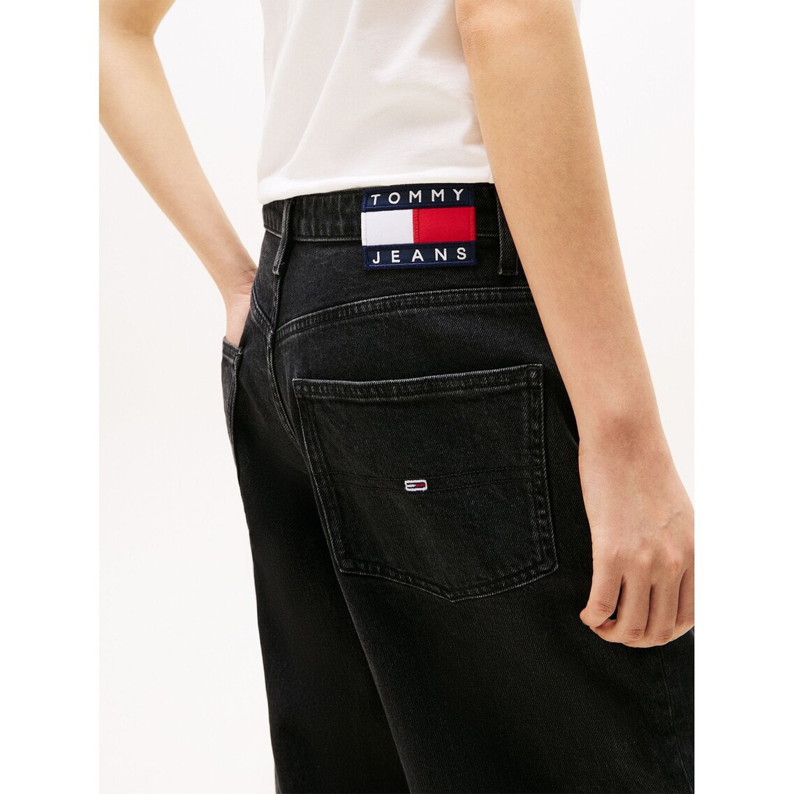 ✨期間限定美品✨】 Tommy jeansハイライズルーズ ストレート デニム