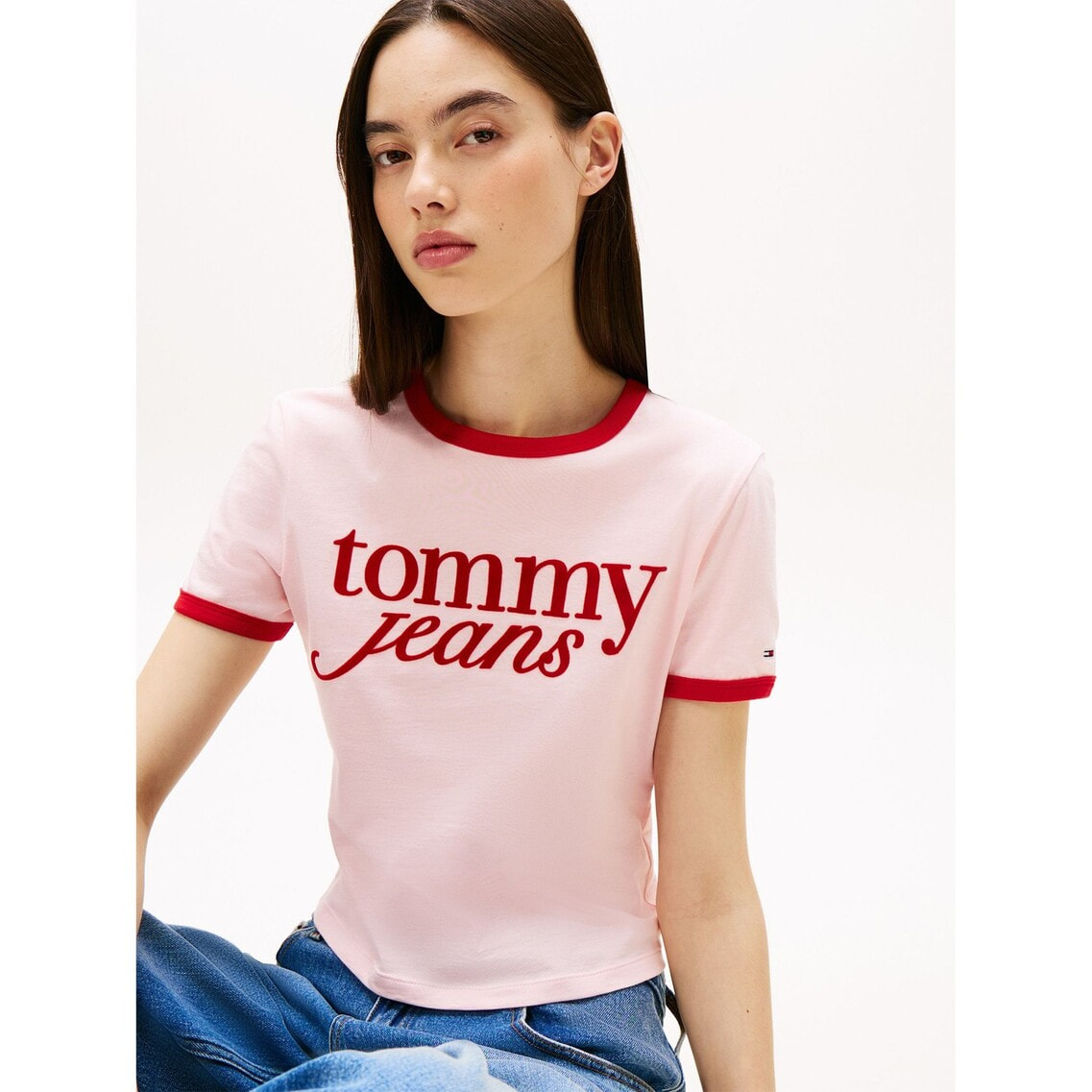 注目ブランド■TATRAS■大人気 リンガーTシャツ 国内発 すぐ届く 2点でさらに10％OFF】スリムスクリプトリンガーTシャツ | トミー
