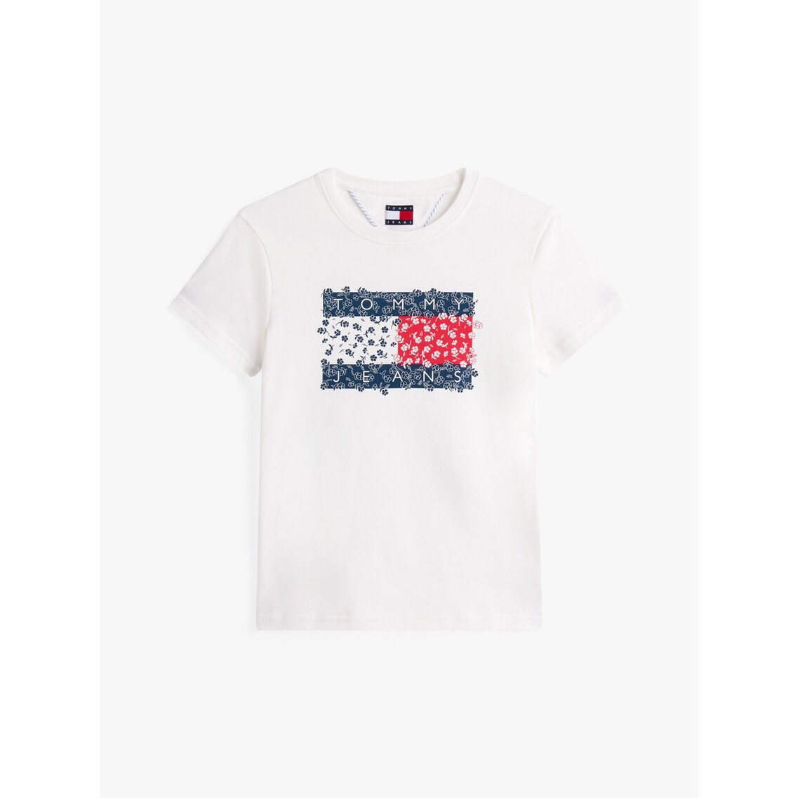 [ JEANS] レギュラーフローラルフラッグTシャツ ★人気★ レギュラーフローラルフラッグTシャツ | トミー ジーンズ