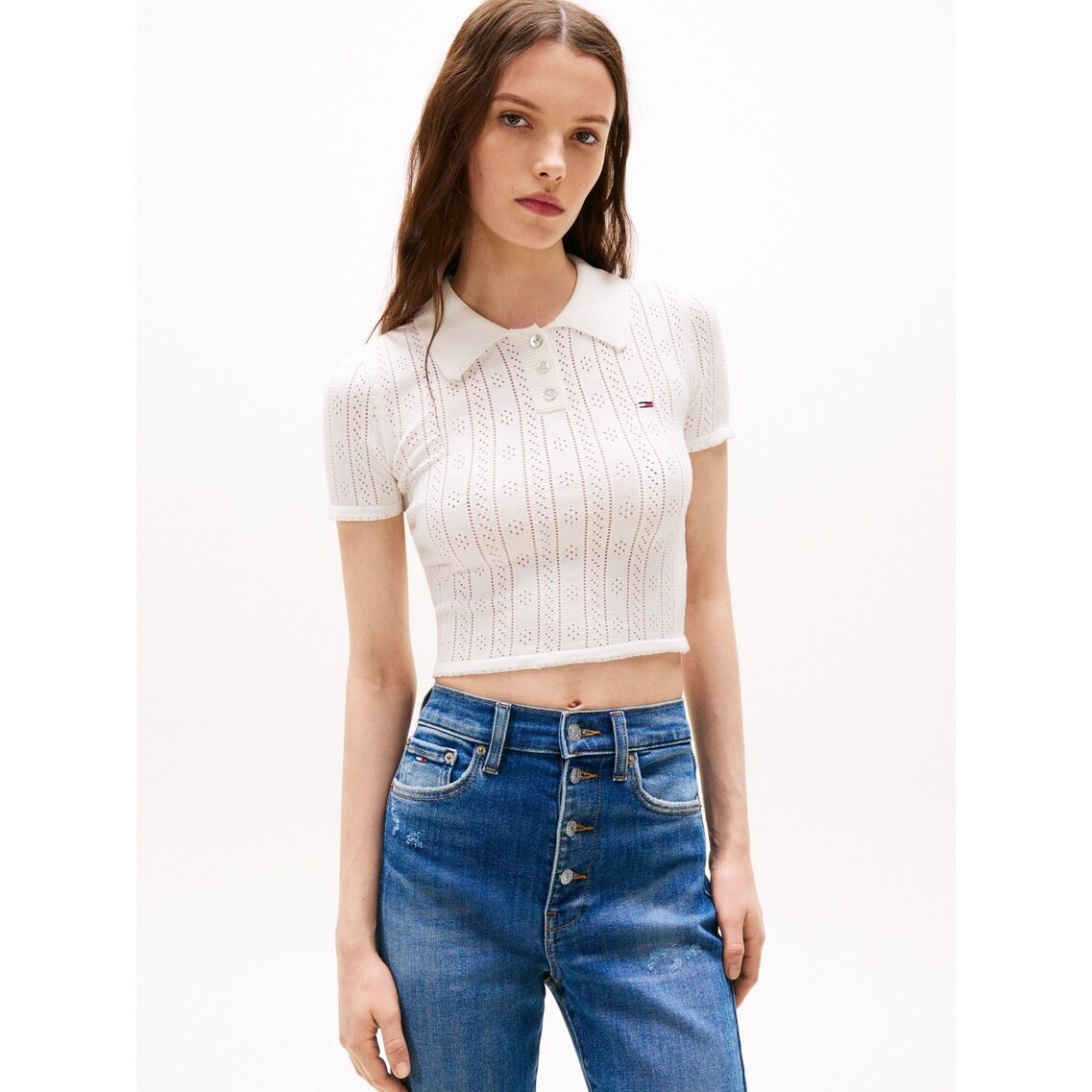 トミー ヒルフィガー   ポインテルポロセーター （ブラック） トミー ヒルフィガー TOMMY HILFIGER ポインテルポロセーター