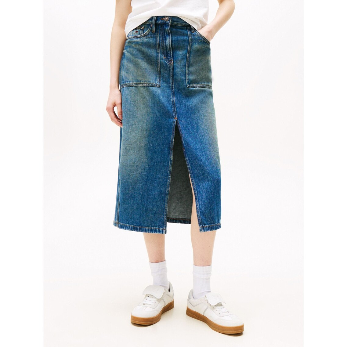 【ウォニョン着用】 JEANS ユーティリティミディスカート ユーティリティミディスカート | トミー ジーンズ | トミー