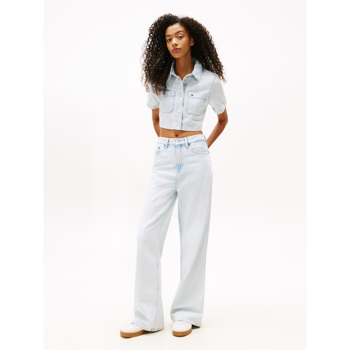 クロップドショートスリーブシャツ | トミー ジーンズ | トミー