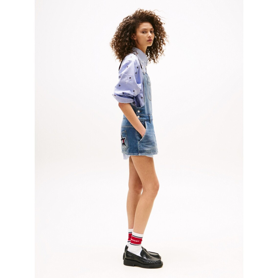 Tommy Girl デニムダンガリーワンピース | トミー ジーンズ