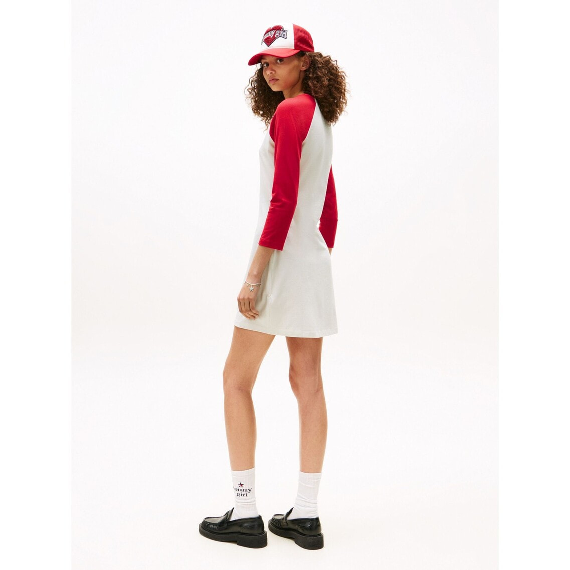 Tommy Girl ラグランTシャツワンピース | トミー ジーンズ