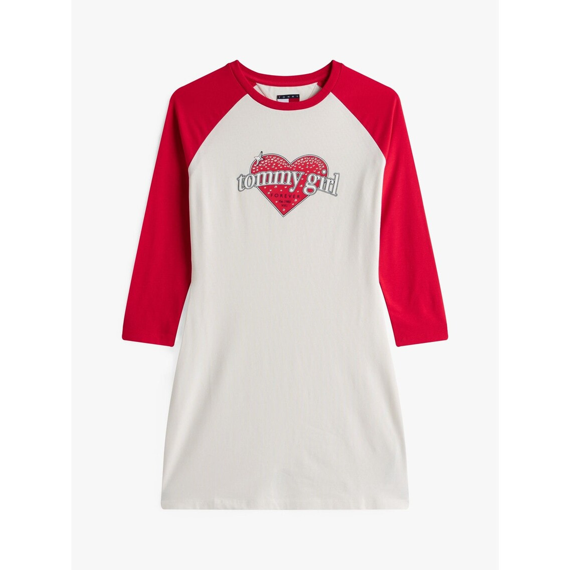 Tommy Girl ラグランTシャツワンピース | トミー ジーンズ