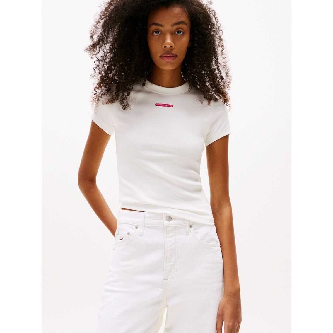 公式通販サイトセール 10% off 対象】スリムスプリクトラベルショートスリーブTシャツ トップス