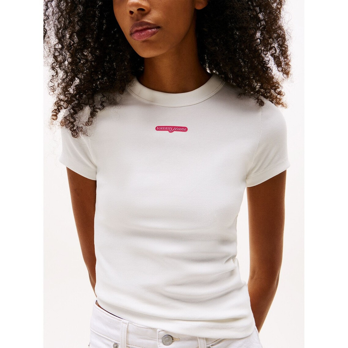 スリムスプリクトラベルショートスリーブTシャツ TOMMY HILFIGER｜スリムスプリクトラベルショートスリーブT