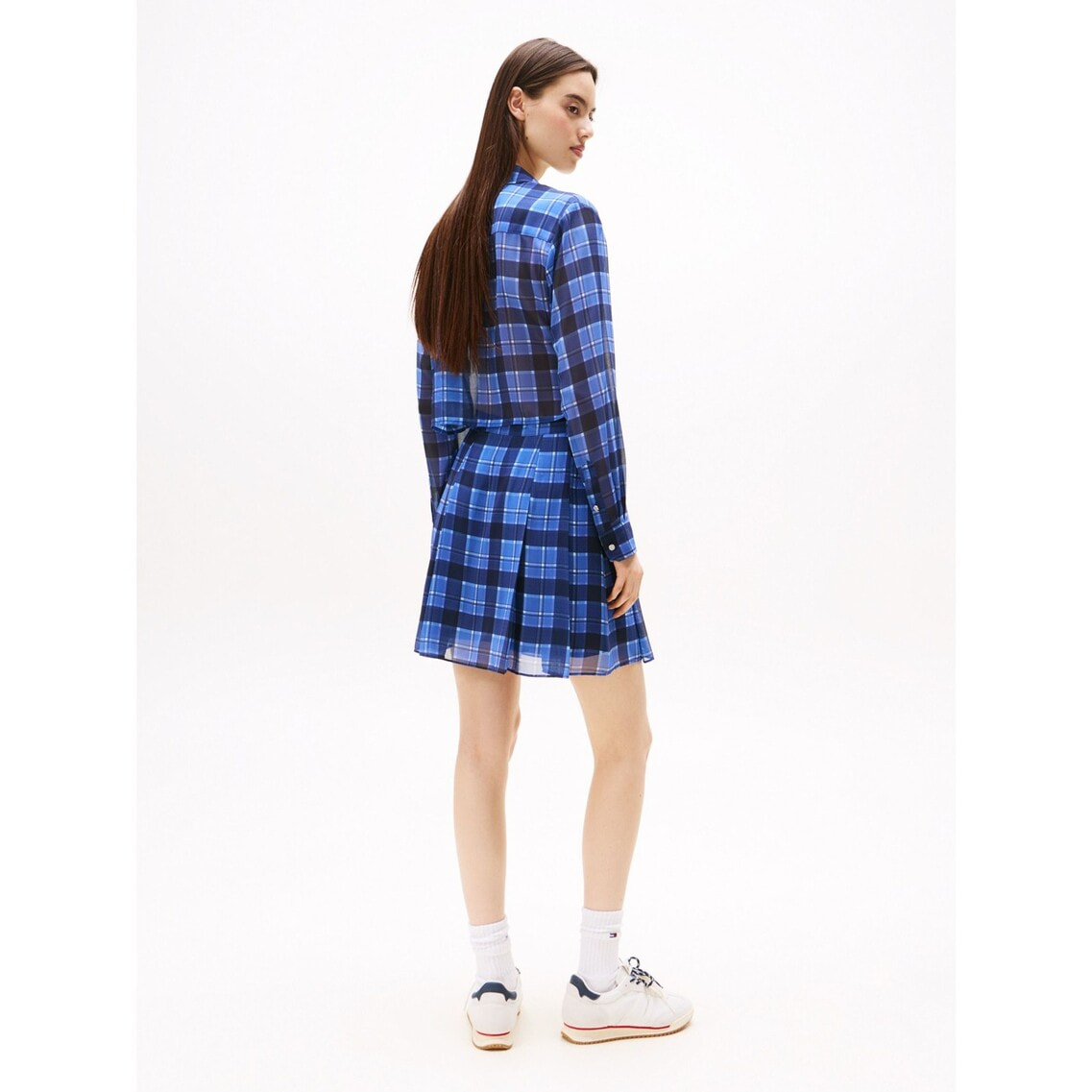 新品タグ付き　トミーヒルフィガー　クロップド　シャツ　トミジーンズ シフォンクロップドシャツ | トミー ジーンズ | トミー