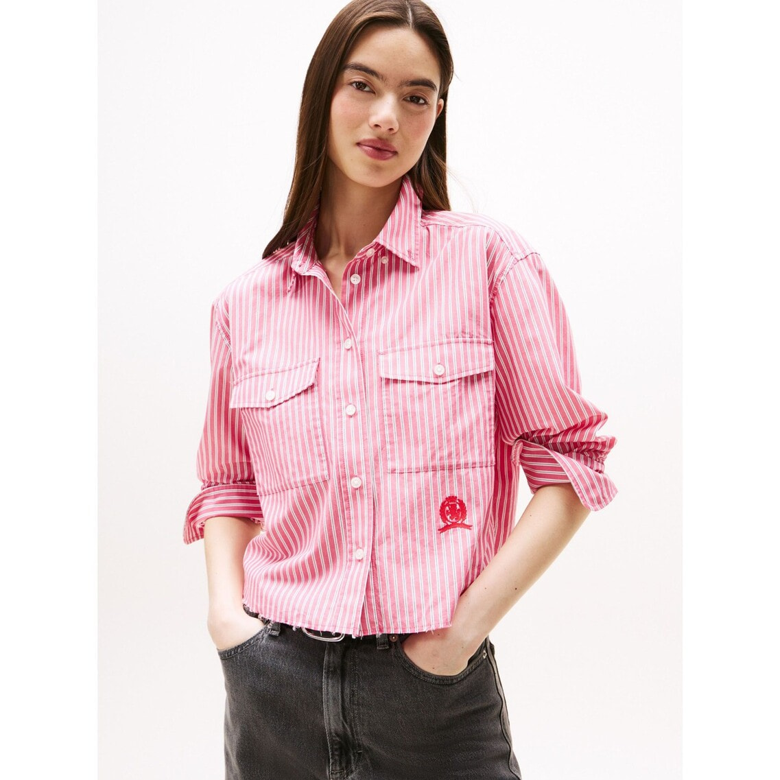 3点でさらに10％OFF】コープリラックスクレストシャツ | トミー