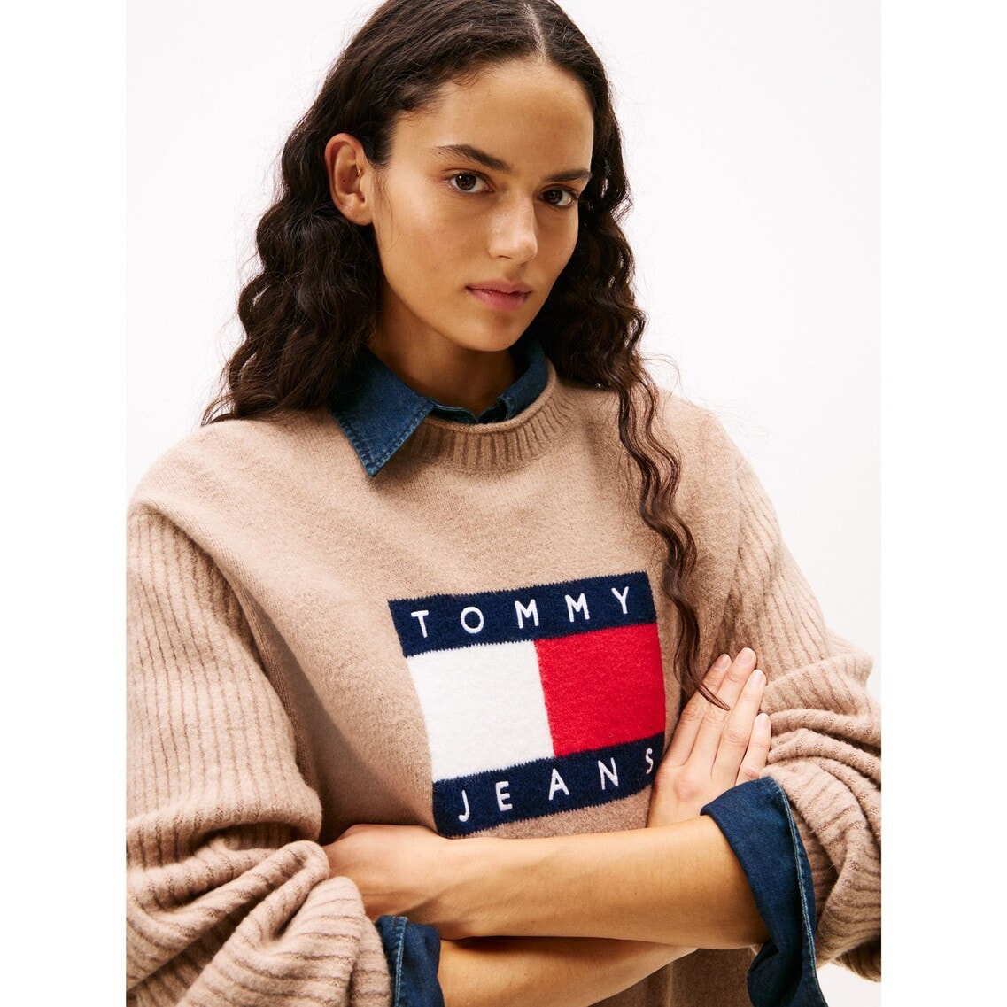 新品 トミーヒルフィガー ワンピース ニットワンピ ワッペン ハート 星 レディース ネイビー 紺 2025年最新トミーヒルフィガー ワンピ ニットの人気アイテム - メルカリ