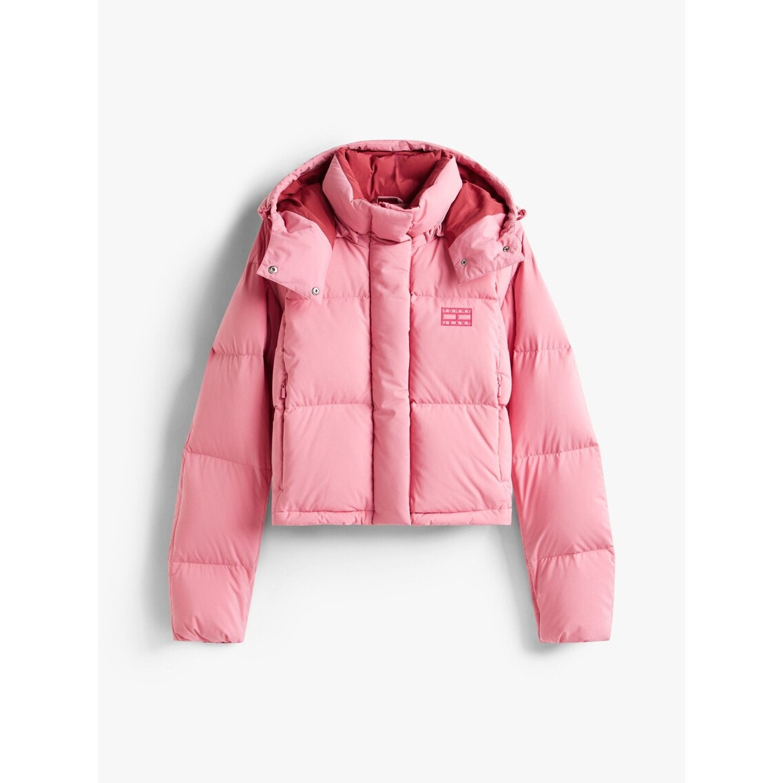 JANGWONYOUNG着用】アラスカグリッドクロップドダウンジャケット