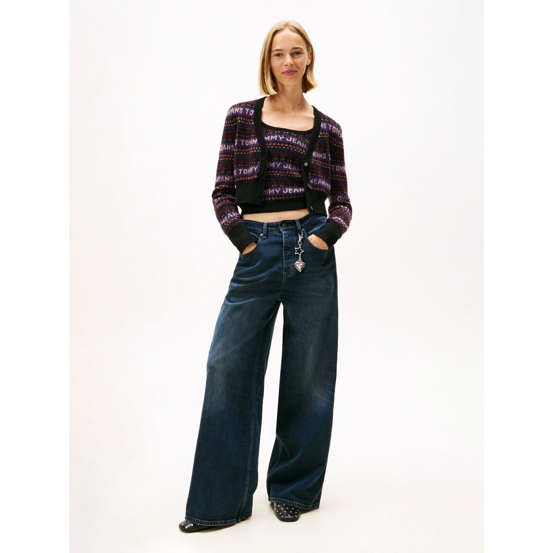 みい　0329 Heather（ヘザー）の「カラーシャギーカーディガン 171784