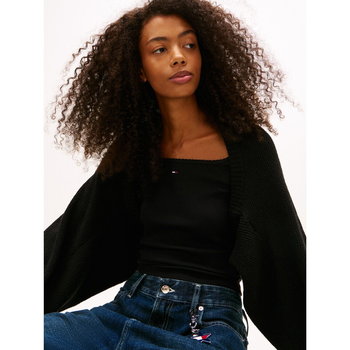   jeans　カーディガン　 SHIPS:〈洗濯機可能〉SOLOTEX(R) 12ゲージ ピケ Vネック カーディガン