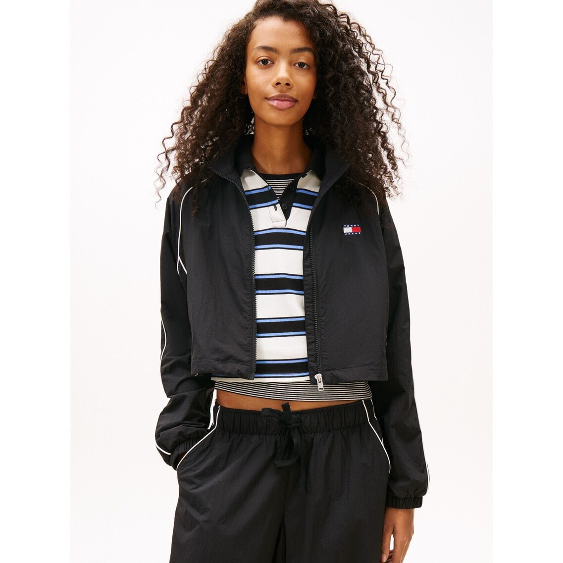 クロップドウーブントラックジャケット | トミー ジーンズ | トミー