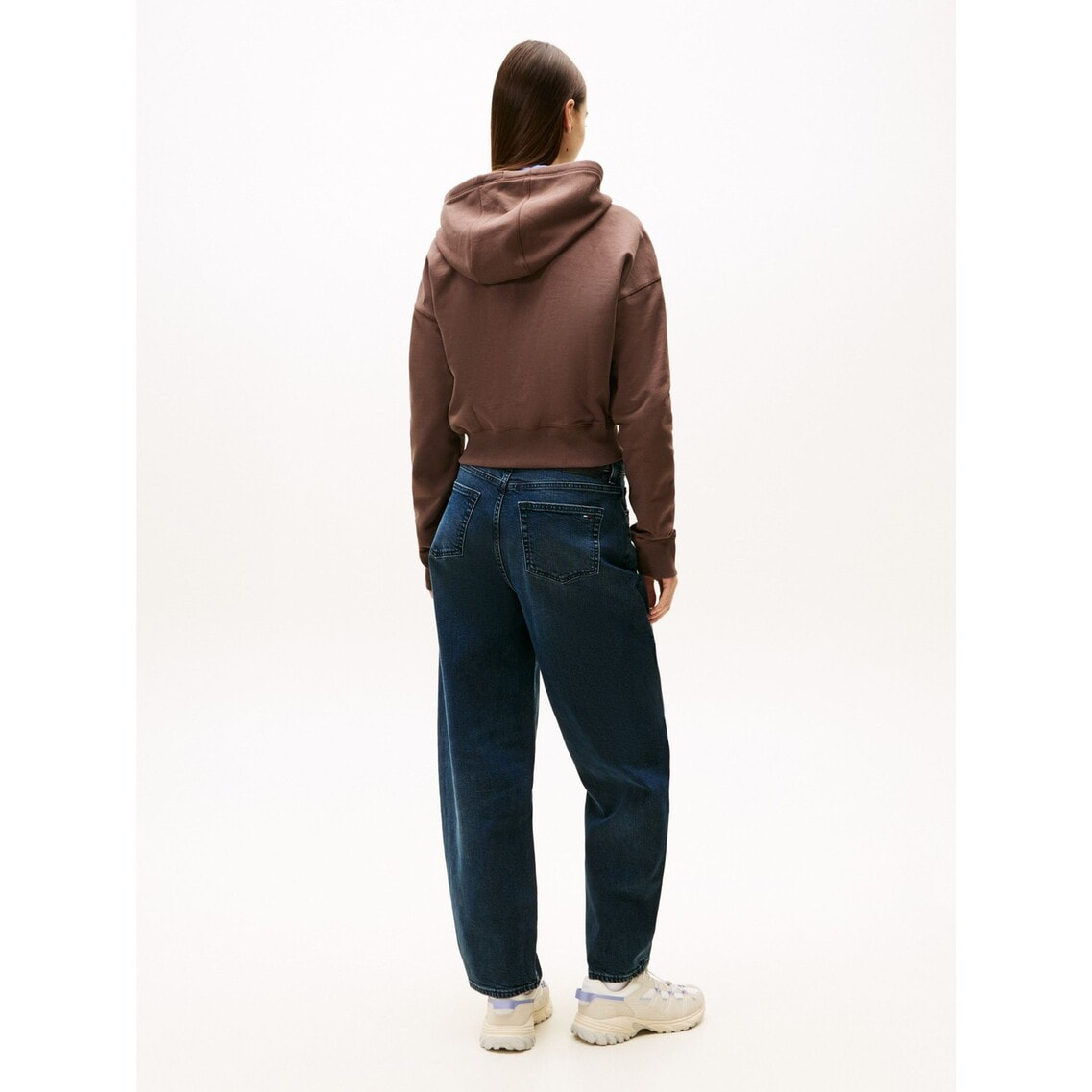 ボクシークロップドジップアップパーカー | トミー ジーンズ | トミー