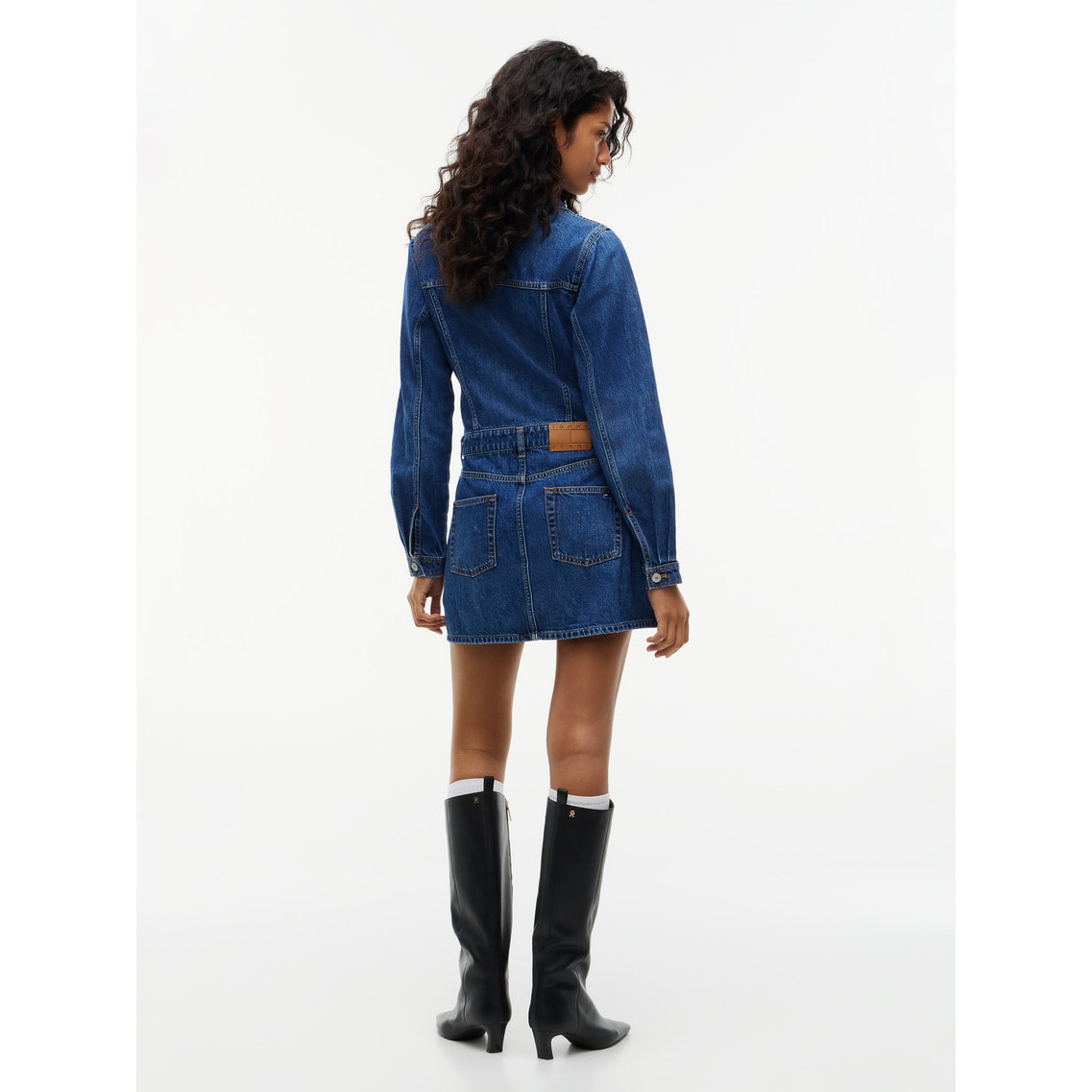  JEANSトミーヒルフィガー デニムワンピース アーカイブトラッカーデニムワンピース | トミー ジーンズ | トミー