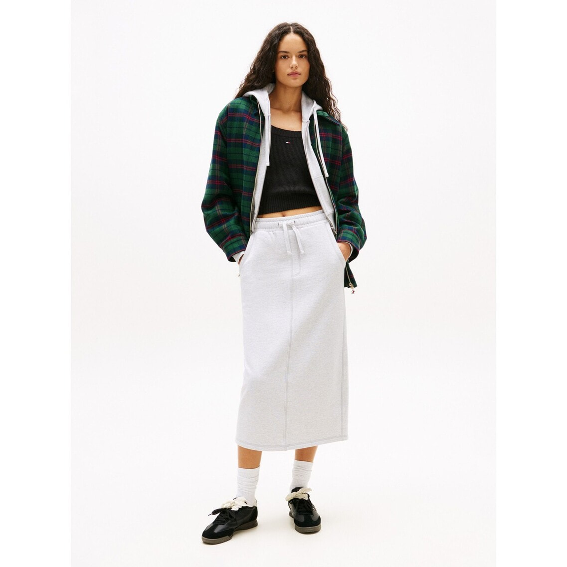 トミー ジーンズ（ JEANS）/クレアミディスウェットスカート クレアミディスウェットスカート | トミー ジーンズ | トミー