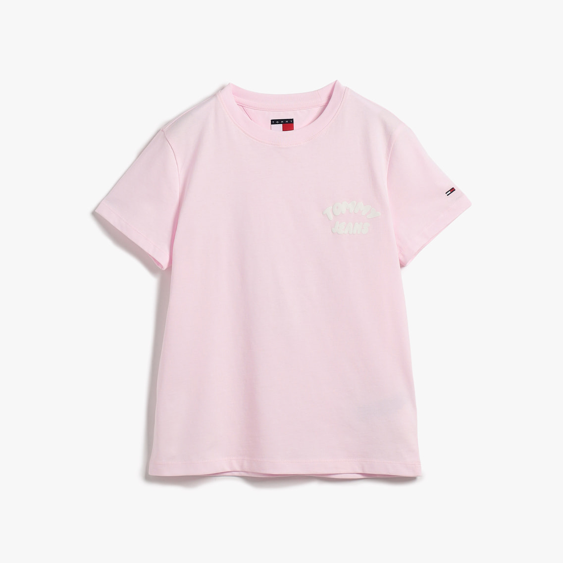 【新品未使用】 jeans トミー 可愛いピンクロゴ入りTシャツ TOMMY JEANS（トミー ジーンズ）のファッション通販 - ZOZOTOWN