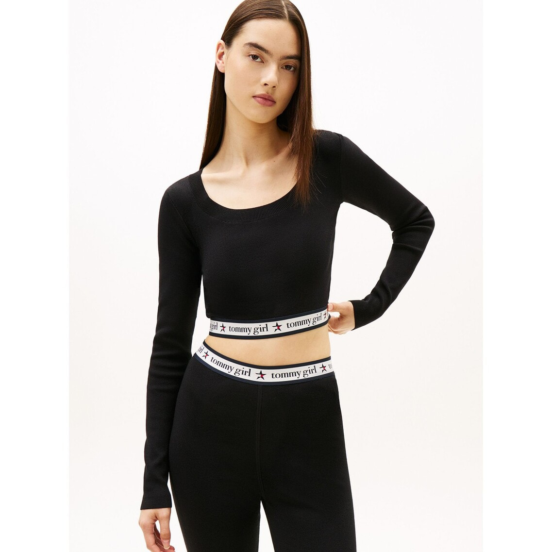  GIIRL トミー ガール ロング tシャツ S TOMMY GIIRL トミー ガール ロング tシャツ S